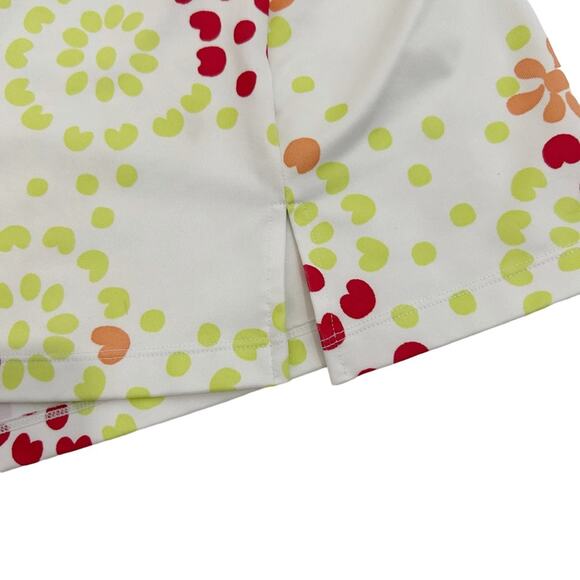 Athleta White Multicolor Floral Print Athletic Activewear Tank Dress, Size M - Picture 4 of 13